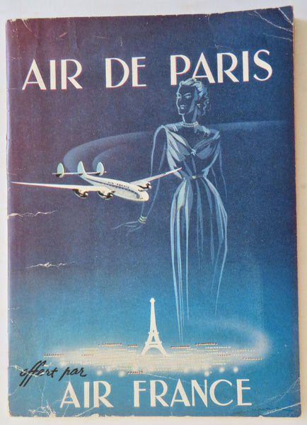 Air de Paris Flight Magazine Vintage Advertising April 1950 pictorial periodical