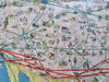 American Airlines Flagship Routes c.1945 Cartoon Pictorial Map Flight Routes map