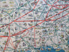 American Airlines Flagship Routes c.1945 Cartoon Pictorial Map Flight Routes map