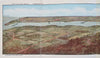 Niagara Gorge Railroad Tourist c. 1890s promo brochure panoramic birds eye view