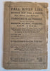 Old Colony Railroad Hotels & Restaurants 1876 pictorial tourist guide w/ RR map