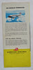 Hawaiian Airlines cartoon Route Map 1950's pictorial travel Tourist promotional