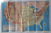 American Airlines System Route Maps Flight Paths World's Fair c. 1939 brochure