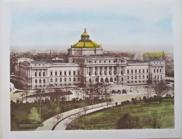 Washington D.C. Architectural Views 1927 fine large color souvenir album