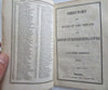 Vermont State Government Directory Rules Senate & House 1853 book w/ map