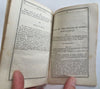 Vermont State Government Directory Rules Senate & House 1853 book w/ map