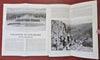 Colorado & Utah Burlington Route Tourist booklet c.1900 pictorial travel w/ maps