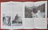 Colorado & Utah Burlington Route Tourist booklet c.1900 pictorial travel w/ maps