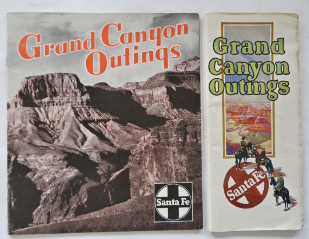 Grand Canyon Travel Brochures New Mexico Santa Fe 1925 Lot x 2 travel brochures