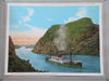 Panama Canal Souvenir Album Landscape Views Ships c. 1910 pictorial book