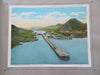 Panama Canal Souvenir Album Landscape Views Ships c. 1910 pictorial book