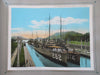 Panama Canal Souvenir Album Landscape Views Ships c. 1910 pictorial book