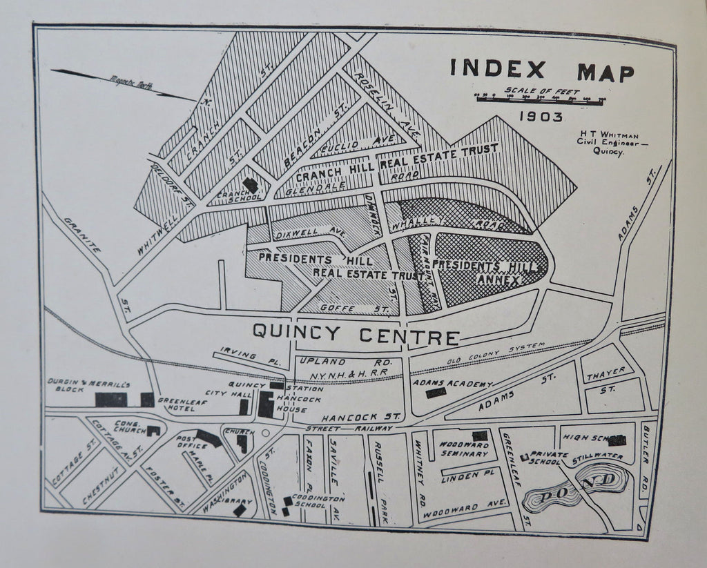 Quincy Massachusetts real estate promo 1903 pictorial souvenir album views