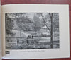 Charles & Hudson Rivers New York Massachusetts c. 1900 pictorial souvenir album