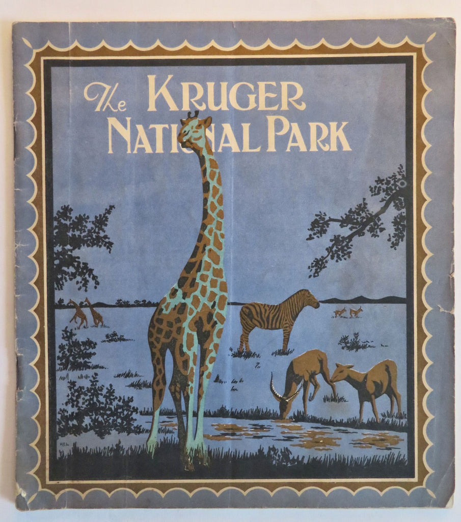 South Africa Kruger National Park 1932 pictorial tourist info brochure