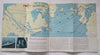 TWA Trans World Airlines 1958 Flight system route brochure worldwide maps