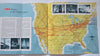 TWA Trans World Airlines 1958 Flight system route brochure worldwide maps