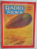 Zeppelin Air Travel Aviation Communication August 1929 rare Radio science mag.