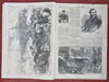 Winslow Homer 1864 Nast Grant Wagon Train Scene Harper's Civil War newspaper