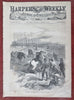 Winslow Homer Post Office 1864 Harper's Civil War newspaper Brooklyn Sanitary Fr