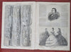 Abe Lincoln Grant 1864 George A. Custer Prisoners Harper's Civil War newspaper