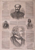 U.S.S. Richmond Mobile AL Naval Warfare 1864 Harper's Civil War newspaper