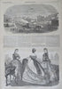 Lincoln Wins Election Long Abe 1864 Harper's Civil War newspaper map GA NC SC TN