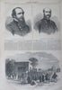 Gettysburg cemetery April Fool's Day by Nast 1864 Harper's Civil War newspaper