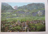 Berner Oberland Switzerland Tourist Album c.1900 w/ 25 color chromolithos views