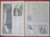 Fort Sumter Defenders Major Anderson Harper's Civil War 1861 complete newspaper