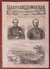 Washington D.C. aerial view 1861 Harper's Civil War July 4th Pickens VA Zouaves