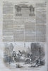 Washington D.C. aerial view 1861 Harper's Civil War July 4th Pickens VA Zouaves