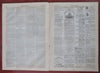 Fort Sumter view & map Bombardment Abe Lincoln 1861 Harper's Civil War newspaper