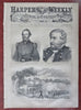 Abe Lincoln Cabinet Winslow Homer 1861 Civil War newspaper slave auction