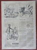 Abe Lincoln Cabinet Winslow Homer 1861 Civil War newspaper slave auction