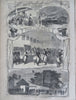 Abe Lincoln Cabinet Winslow Homer 1861 Civil War newspaper slave auction