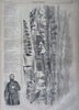 Abe Lincoln Cabinet Winslow Homer 1861 Civil War newspaper slave auction