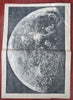George Armstrong Custer Lunar Print US war map 1864 Harper's Civil War newspaper