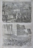 Winslow Homer Battle Scene Ellsworth's Zouaves 1861 Harper's Civil War newspaper