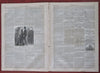 Bull Run Battle map Scenes McClellan Harper's Civil War 1861 complete newspaper