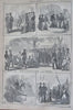 Baltimore Rebel Western Seat War Map Napoleon 1861 Harper's Civil War newspaper