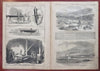 Ben Butler Southern Expedition ships Harper's Civil War  1861 complete newspaper