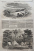 Union Generals Scott McClellan Meade Harper's Civil War 1861 complete newspaper