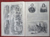 Winslow Homer Bivouac Fire dancing Slaves maps 1861 Harper's Civil War newspaper