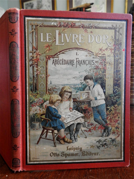 Le Livre D'Or c. 1890's L. Bouc Children's French language text book