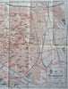 Florence Italy Tourist Sightseeing Tours 1895 detailed promo city plan map