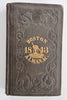 Boston Almanac 1843 Period Advertising City & Business Directory City Plan