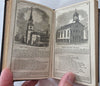 Boston Almanac 1843 Period Advertising City & Business Directory City Plan