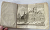 Amsterdam City Hall Description w/ 4 Architectural Views 1782 Dutch guide book