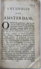 Amsterdam City Hall Description w/ 4 Architectural Views 1782 Dutch guide book
